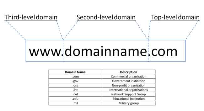 All about Domain Names in Detail