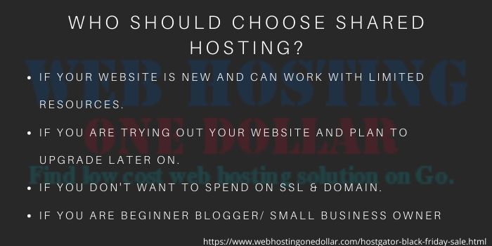 why choose hostgator shared hosting plan