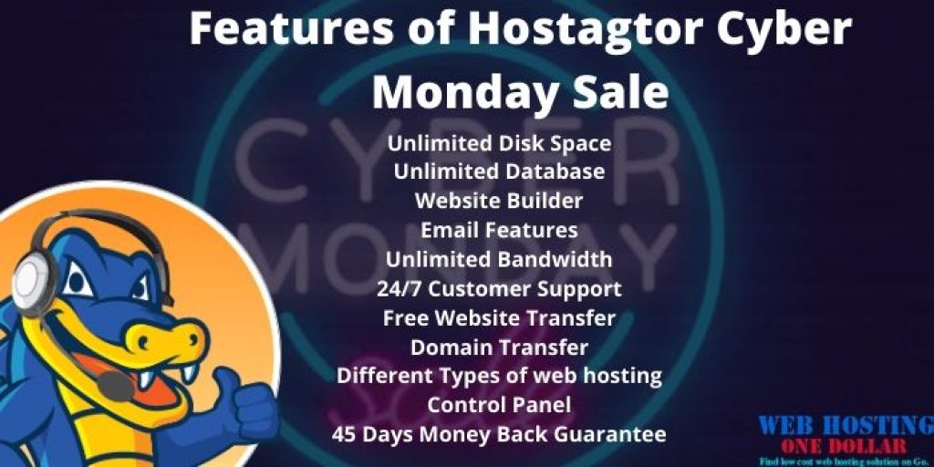 Hostgator Cyber Monday 2019 Deals