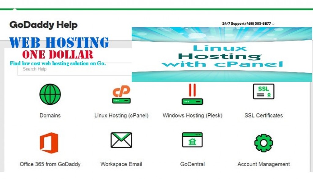 Godaddy Deluxe linux hosting with cpanel