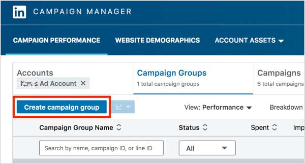 linkedIn video ads Campaign Manager