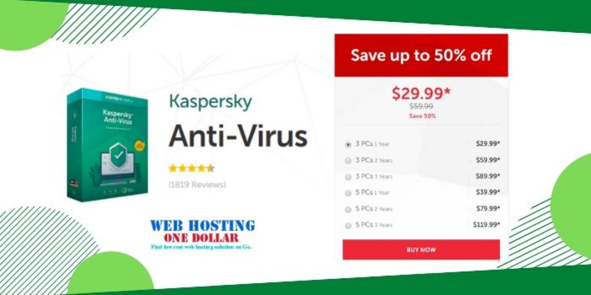 50% Off Kaspersky Antivirus Coupon Code & Discount 2023