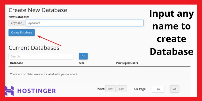 Create a new Database