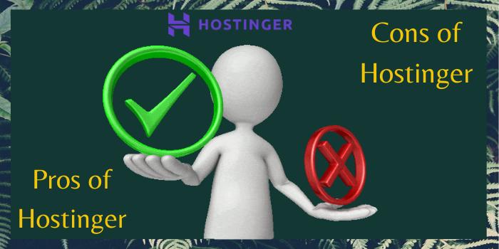 Pros & Cons of Hostinger