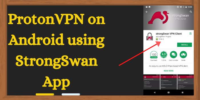 Use ProtonVPN on Android using StrongSwan App