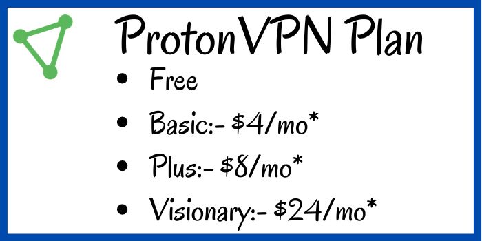 ProtonVPN Plan