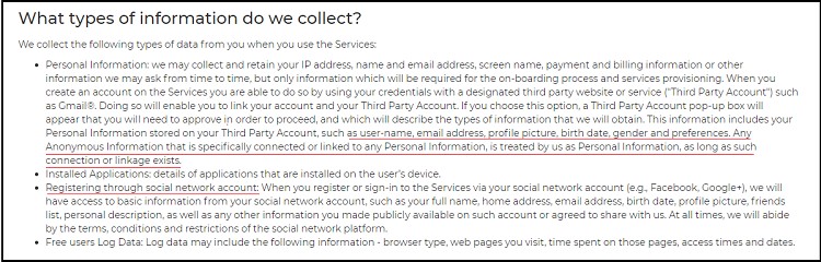 Hola VPN No-Log Policy