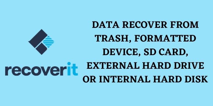Features of Recoverit Software