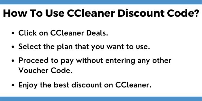 Get discount on CCleaner