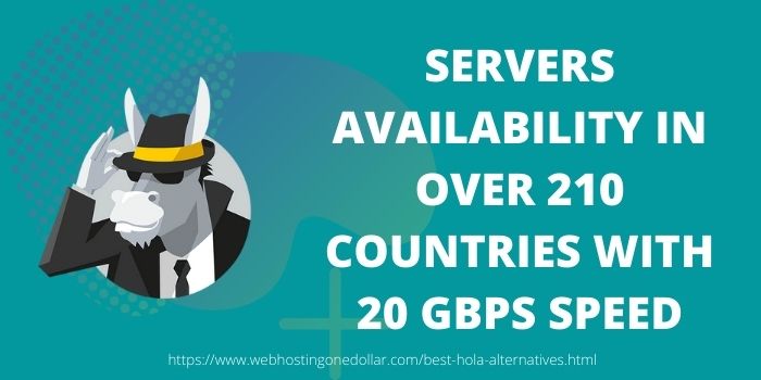 HMA Top hola alternative with high speed worldwide servers