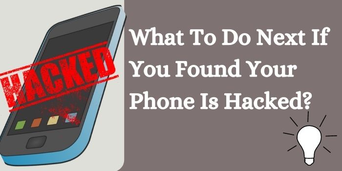 what next if phone is hacked