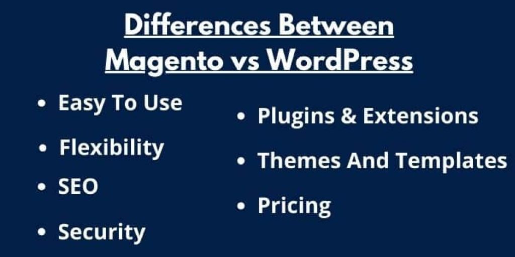 Differences Between Magento vs WordPress