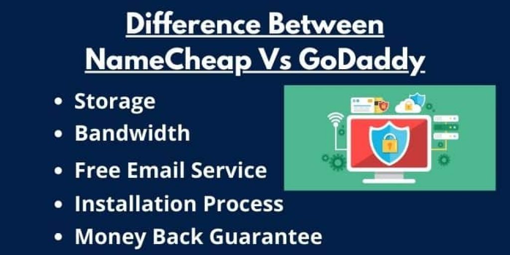 Features Difference Between NameCheap Vs GoDaddy