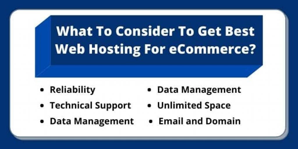 What To Consider To Get Best Web Hosting For eCommerce?