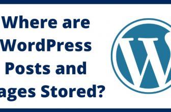 where are wordpress posts and pages stored?