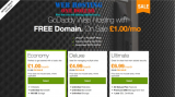 One Pound Hosting Godaddy at £1 Web Hosting with free Domain UK